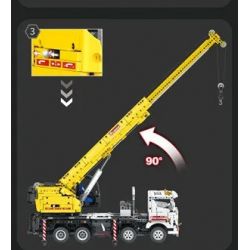 REOBRIX 22007 non  MÁY TRỤC bộ đồ chơi xếp lắp ráp ghép mô hình  MULTIPLE FUNCTION AUTOCRANE Kỹ Thuật Công Nghệ Cao Mô Hình Phương Tiện 2206 khối