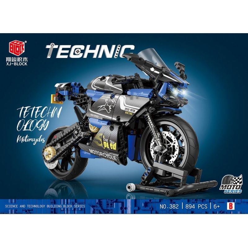 XIANGJUN XJ-382B 382B XJ382B non  DUCATI1299 tỷ lệ 1:12 bộ đồ chơi xếp lắp ráp ghép mô hình  Kỹ Thuật Công Nghệ Cao Mô Hình Phương Tiện 894 khối