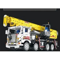 REOBRIX 22007 non  MÁY TRỤC bộ đồ chơi xếp lắp ráp ghép mô hình  MULTIPLE FUNCTION AUTOCRANE Kỹ Thuật Công Nghệ Cao Mô Hình Phương Tiện 2206 khối