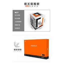 W27 non  HỘP GIẢI MÃ NỘI TẠNG THẾ HỆ THỨ 5 bộ đồ chơi xếp lắp ráp ghép mô hình Creator PUZZLE DECRYPT BOX Sáng Tạo