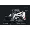 REOBRIX 22004 non  MÁY XÚC LẬT BOBCAT bộ đồ chơi xếp lắp ráp ghép mô hình  BOBCAT SKID STEER LOADER Kỹ Thuật Công Nghệ Cao Mô Hình Phương Tiện 1366 khối