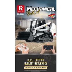 REOBRIX 22004 non  MÁY XÚC LẬT BOBCAT bộ đồ chơi xếp lắp ráp ghép mô hình  BOBCAT SKID STEER LOADER Kỹ Thuật Công Nghệ Cao Mô Hình Phương Tiện 1366 khối