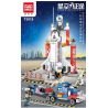 GAOMISI T3019 3019 non  HÀNH TRÌNH ĐẾN CÁC VÌ SAO bộ đồ chơi xếp lắp ráp ghép mô hình City STARS JOURNEY Thành Phố 518 khối