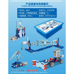 MANGE TECHNOLOGY 88021 non  PHÒNG THÍ NGHIỆM ƯỚC MƠ NHỎ bộ đồ chơi xếp lắp ráp ghép mô hình  LITTLE DREAMER LAB Kỹ Thuật Công Nghệ Cao Mô Hình Phương Tiện 425 khối