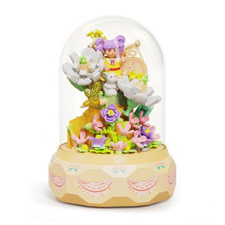 GEKKOSHA 804213 non  TIÊN HOA bộ đồ chơi xếp lắp ráp ghép mô hình 460 khối