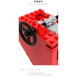 W28 non  HỘP GIẢI MÃ CƠ CHẾ TIM HỌC TIANJI bộ đồ chơi xếp lắp ráp ghép mô hình Creator Sáng Tạo 182 khối