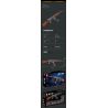 REOBRIX 77005 non  SÚNG TRƯỜNG TẤN CÔNG AK-47 bộ đồ chơi xếp lắp ráp ghép mô hình Gun AK-47 ASSAULT RIFLE 1366 khối