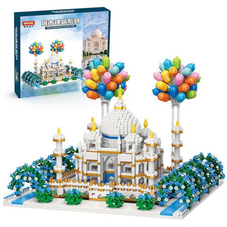 MOYU BLOCK MY92001 92001 non  PHIÊN BẢN VƯỜN TAJ MAHAL bộ đồ chơi xếp lắp ráp ghép mô hình Buildings 4688 khối