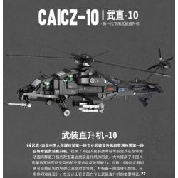 JUHANG TECHNOLOGY 88019 REOBRIX 33033 non  XẠ THỦ-10 bộ đồ chơi xếp lắp ráp ghép mô hình Military Army CAICZ-10 Quân Sự Bộ Đội 1366 khối