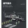 JUHANG TECHNOLOGY 88019 REOBRIX 33033 non  XẠ THỦ-10 bộ đồ chơi xếp lắp ráp ghép mô hình Military Army CAICZ-10 Quân Sự Bộ Đội 1366 khối