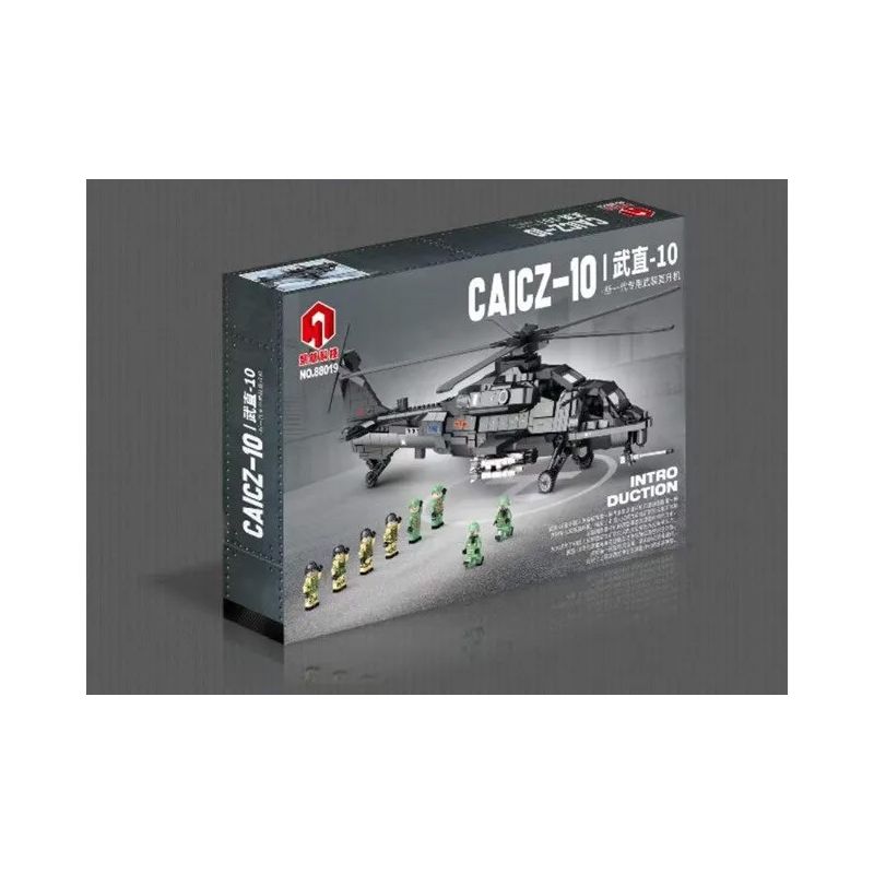 JUHANG TECHNOLOGY 88019 REOBRIX 33033 non  XẠ THỦ-10 bộ đồ chơi xếp lắp ráp ghép mô hình Military Army CAICZ-10 Quân Sự Bộ Đội 1366 khối