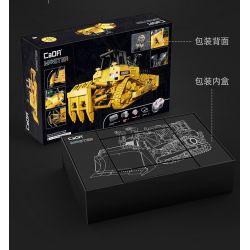 CADA DOUBLEE C61056 61056 non  MÁY ???I HẠNG NẶNG ĐIỀU KHIỂN TỪ XA 1:16 tỷ lệ 1:16 bộ đồ chơi xếp lắp ráp ghép mô hình  HEAVY BULLDOZER Kỹ Thuật Công Nghệ Cao Mô Hình Phương Tiện 2826 khối