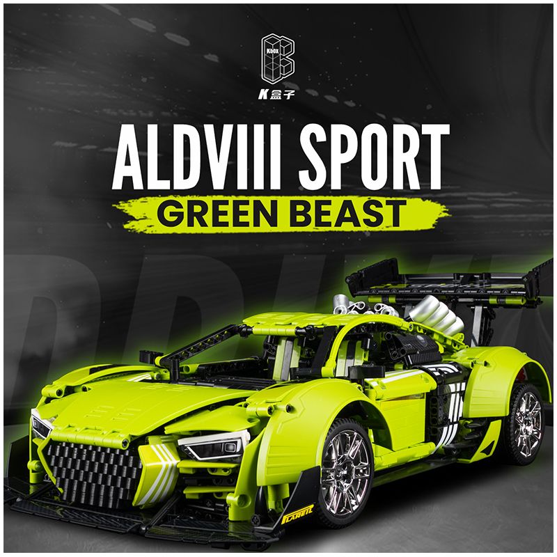 K BOX 10516 10516B non  XE THỂ THAO AUDI R8 tỷ lệ 1:10 bộ đồ chơi xếp lắp ráp ghép mô hình  Kỹ Thuật Công Nghệ Cao Mô Hình Phương Tiện 2641 khối