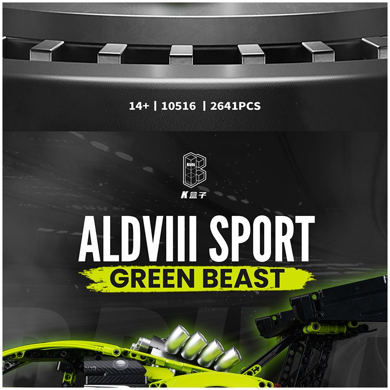 K BOX 10516 10516B non  XE THỂ THAO AUDI R8 tỷ lệ 1:10 bộ đồ chơi xếp lắp ráp ghép mô hình  Kỹ Thuật Công Nghệ Cao Mô Hình Phương Tiện 2641 khối