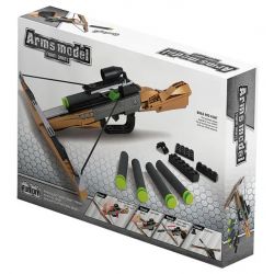 QX2001 2001 non  NỎ XỐP bộ đồ chơi xếp lắp ráp ghép mô hình Gun ARMS MODEL CROSSBOW Súng 181 khối