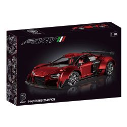 K BOX 10516 10516B non  XE THỂ THAO AUDI R8 tỷ lệ 1:10 bộ đồ chơi xếp lắp ráp ghép mô hình  Kỹ Thuật Công Nghệ Cao Mô Hình Phương Tiện 2641 khối