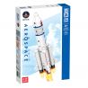 ZHEGAO QL0285 0285 non  TÊN LỬA ĐẨY TRƯỜNG CHINH 5 THÁNG 3 bộ đồ chơi xếp lắp ráp ghép mô hình China Aerospace Museum AEROSPACE LONG MARCH 5 471 khối
