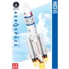ZHEGAO QL0285 0285 non  TÊN LỬA ĐẨY TRƯỜNG CHINH 5 THÁNG 3 bộ đồ chơi xếp lắp ráp ghép mô hình China Aerospace Museum AEROSPACE LONG MARCH 5 471 khối