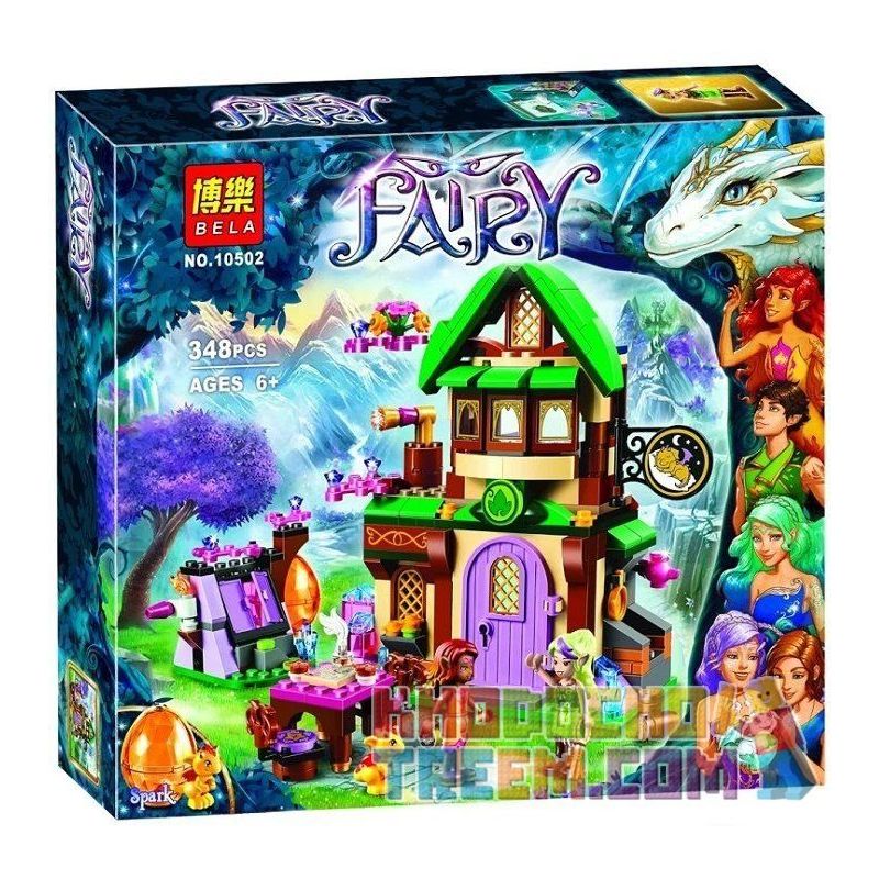 NOT Lego ELVES 41174 The Starlight Inn, Bela 10502 Lari 10502 Xếp hình nhà trọ Sao Sáng 343 khối NOT Lego ELVES 41174 The Starlight Inn, Bela 10502 Lari 10502 Xếp hình nhà trọ Sao Sáng 343 khối