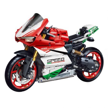 FEMIBOX S2202 2202 non  DUCATI tỷ lệ 1:5 bộ đồ chơi xếp lắp ráp ghép mô hình  Kỹ Thuật Công Nghệ Cao Mô Hình Phương Tiện 1592 khối