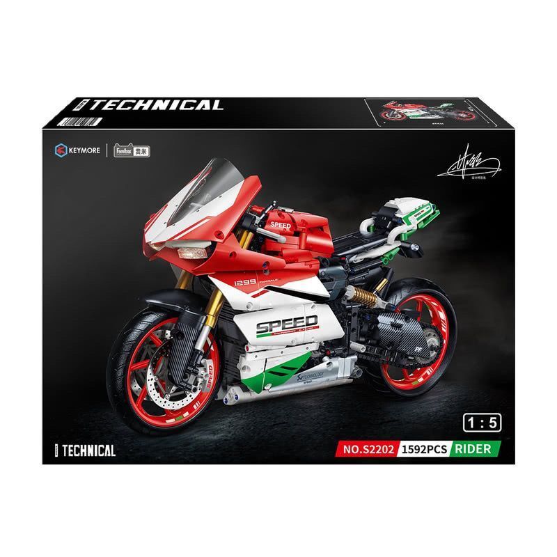 FEMIBOX S2202 2202 non Lego DUCATI tỷ lệ 1:5 bộ đồ chơi xếp lắp ráp