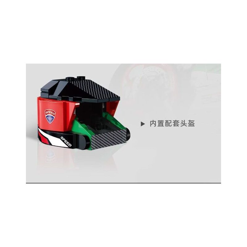 FEMIBOX S2202 2202 non  DUCATI tỷ lệ 1:5 bộ đồ chơi xếp lắp ráp ghép mô hình  Kỹ Thuật Công Nghệ Cao Mô Hình Phương Tiện 1592 khối