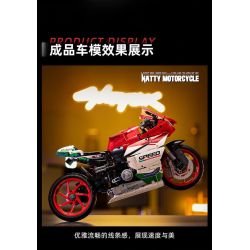 FEMIBOX S2202 2202 non  DUCATI tỷ lệ 1:5 bộ đồ chơi xếp lắp ráp ghép mô hình  Kỹ Thuật Công Nghệ Cao Mô Hình Phương Tiện 1592 khối