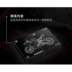 FEMIBOX S2202 2202 non  DUCATI tỷ lệ 1:5 bộ đồ chơi xếp lắp ráp ghép mô hình  Kỹ Thuật Công Nghệ Cao Mô Hình Phương Tiện 1592 khối