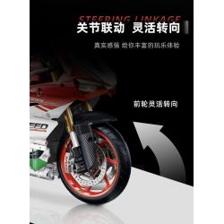 FEMIBOX S2202 2202 non  DUCATI tỷ lệ 1:5 bộ đồ chơi xếp lắp ráp ghép mô hình  Kỹ Thuật Công Nghệ Cao Mô Hình Phương Tiện 1592 khối