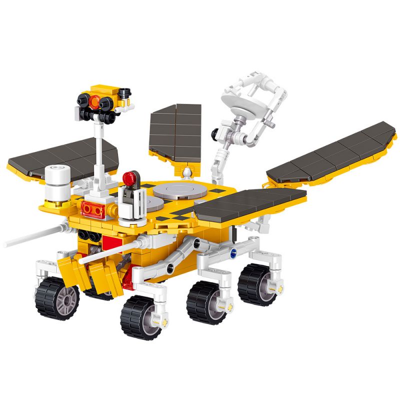 ZHEGAO QL0283 0283 non Lego VÀNG ZHURONG MARS ROVER bộ đồ chơi xếp lắp ráp ghép mô hình China Aerospace Museum 403 khối