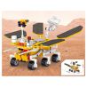 ZHEGAO QL0283 0283 non  VÀNG ZHURONG MARS ROVER bộ đồ chơi xếp lắp ráp ghép mô hình China Aerospace Museum 403 khối