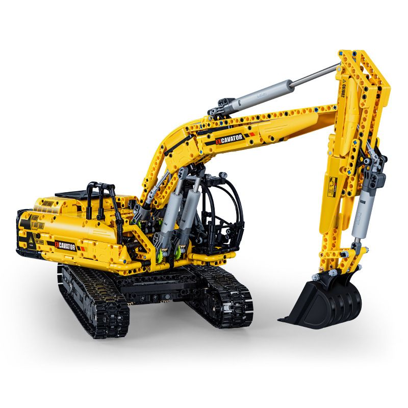 CADA DOUBLEE C61082 61082 non  MÁY XÚC ĐẦY ĐỦ CHỨC NĂNG 1:20 tỷ lệ 1:20 bộ đồ chơi xếp lắp ráp ghép mô hình  REMOTE CONTROL EXCAVATOR Kỹ Thuật Công Nghệ Cao Mô Hình Phương Tiện 1702 khối