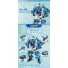 GUDI 40203 non  TRACER 5 KẾT HỢP bộ đồ chơi xếp lắp ráp ghép mô hình Transformers Robot Đại Chiến Người Máy Biến Hình 408 khối