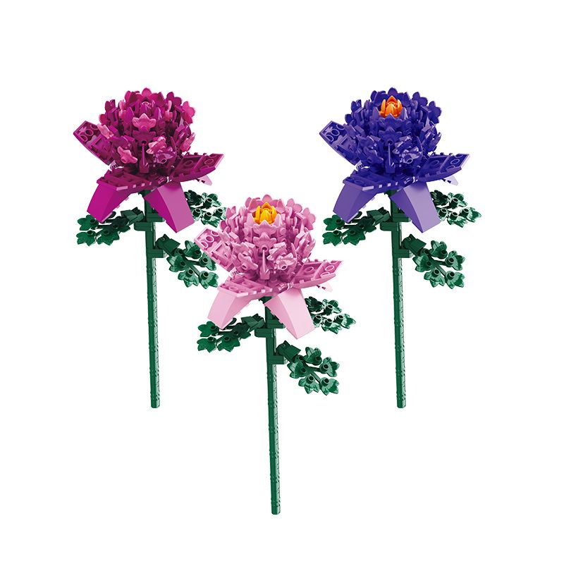 BALODY 20085 non Lego MẪU ĐƠN bộ đồ chơi xếp lắp ráp ghép mô hình Flowers Hoa 188 khối