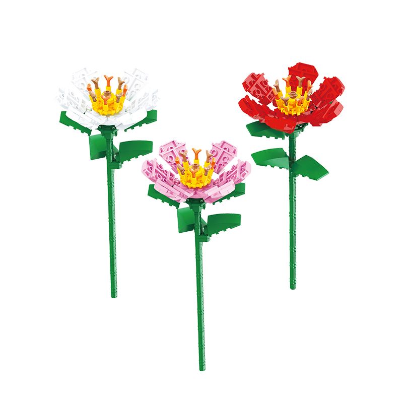 BALODY 20082 non Lego HOA THU HẢI ĐƯỜNG bộ đồ chơi xếp lắp ráp ghép mô hình Flowers 135 khối