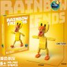 RENZAIMA 762 non  BẠN VÀNG bộ đồ chơi xếp lắp ráp ghép mô hình Rainbow  YELLOW FRIEND 376 khối