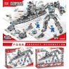 MINGDI LEIBAO K0316 0316 non  TÀU TUẦN DƯƠNG bộ đồ chơi xếp lắp ráp ghép mô hình SPECIAL PIONEER 693 khối