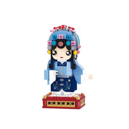 BALODY 20051 non  KINH KỊCH THANH Y bộ đồ chơi xếp lắp ráp ghép mô hình Brickheadz Nhân Vật Đầu To 349 khối