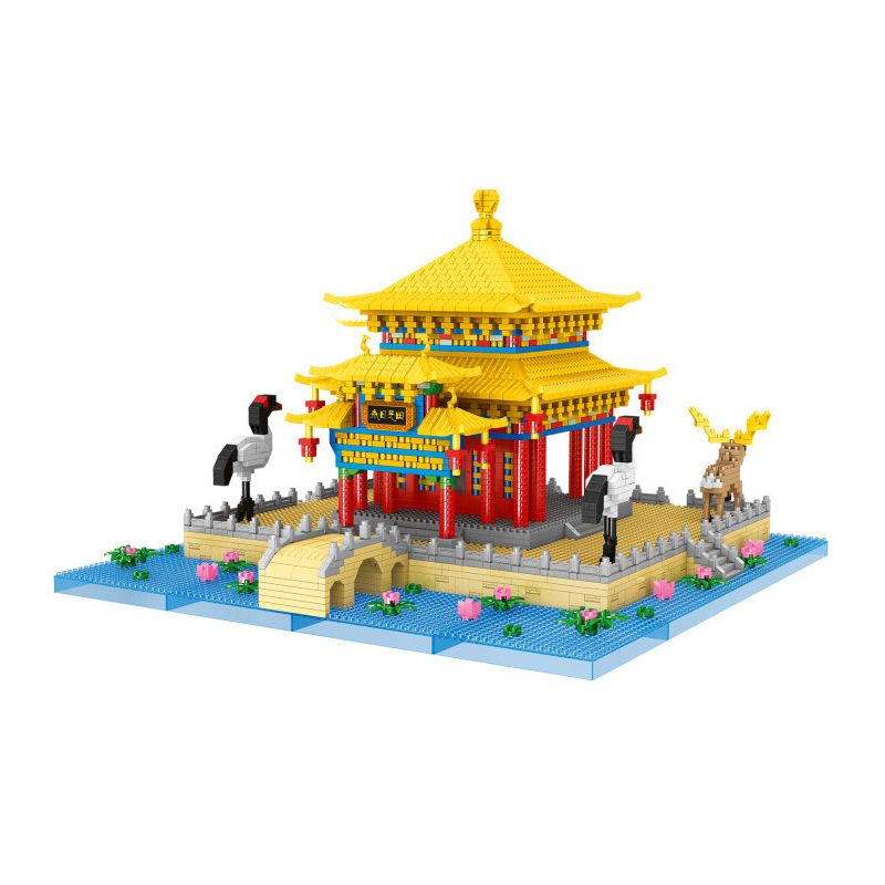 FUN IMAGINATION LZ8207 8207 non  GIAN HÀNG YINGXUN bộ đồ chơi xếp lắp ráp ghép mô hình Buildings 3513 khối