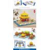 FUN IMAGINATION LZ8207 8207 non  GIAN HÀNG YINGXUN bộ đồ chơi xếp lắp ráp ghép mô hình Buildings 3513 khối