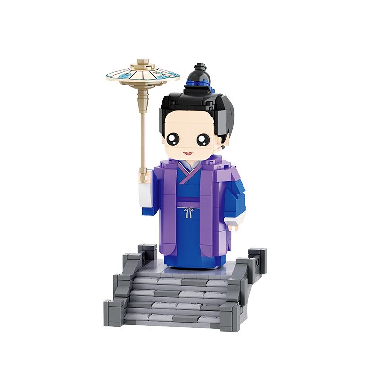 BALODY 20043 non Lego GẶP GÃY CẦU XU XIAN bộ đồ chơi xếp lắp ráp ghép mô hình Brickheadz Nhân Vật Đầu To 400 khối