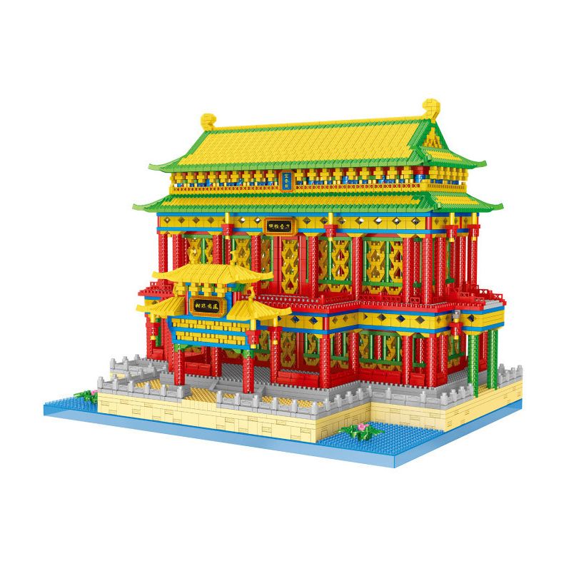 FUN IMAGINATION LZ8208 8208 non Lego HỘI TRƯỜNG YICHUN bộ đồ chơi xếp lắp ráp ghép mô hình Buildings 6059 khối