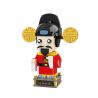 BALODY 20038 non  ĐỒNG PHỤC CHÍNH THỨC MÀU ĐỎ bộ đồ chơi xếp lắp ráp ghép mô hình Brickheadz Nhân Vật Đầu To 312 khối