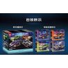 LEIBAO 8326 non  4 LOẠI XE THỂ THAO CÔNG NGHỆ CAO bộ đồ chơi xếp lắp ráp ghép mô hình  Kỹ Thuật Công Nghệ Cao Mô Hình Phương Tiện