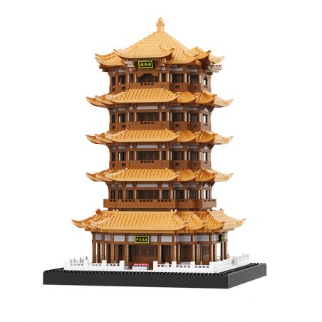 BALODY 16068 non  HOÀNG HẠC THÁP bộ đồ chơi xếp lắp ráp ghép mô hình Buildings 4995 khối
