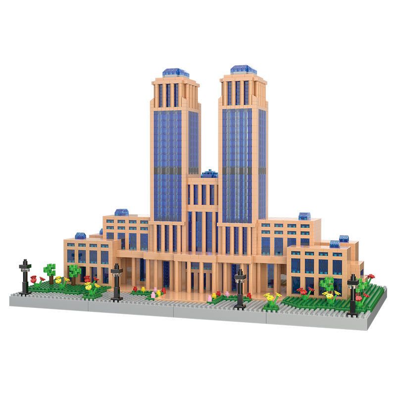 FUN IMAGINATION LZ8205 8205 non Lego ĐẠI HỌC FUDAN TÒA NHÀ GUANGHUA bộ đồ chơi xếp lắp ráp ghép mô hình Buildings 3841 khối