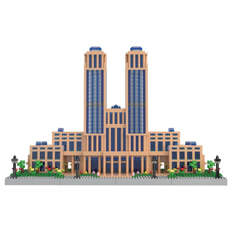 FUN IMAGINATION LZ8205 8205 non  ĐẠI HỌC FUDAN TÒA NHÀ GUANGHUA bộ đồ chơi xếp lắp ráp ghép mô hình Buildings 3841 khối