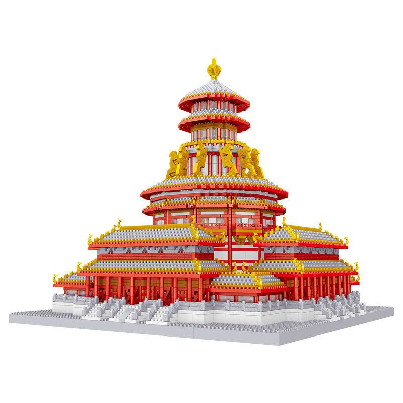 FUN IMAGINATION LZ8200 8200 non Lego CUNG TỬ VI bộ đồ chơi xếp lắp ráp ghép mô hình Buildings 5436 khối