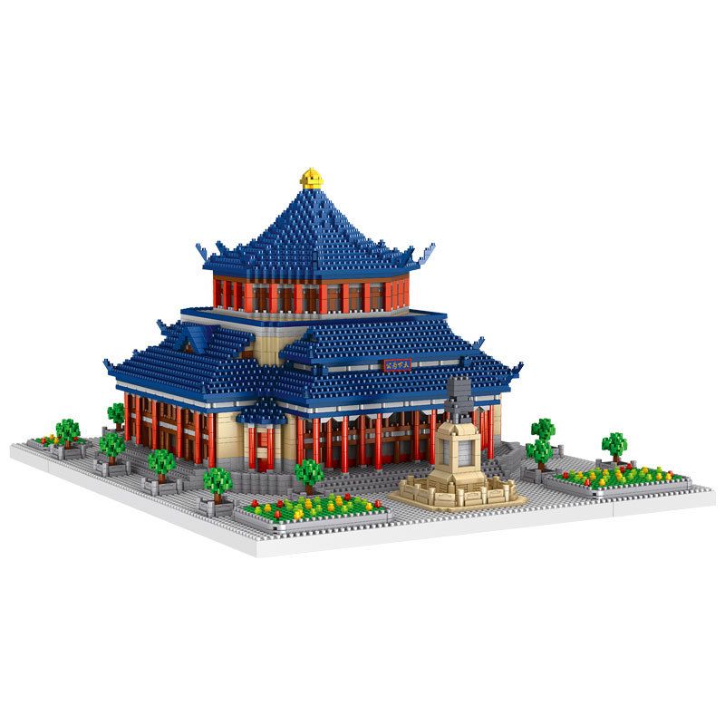 FUN IMAGINATION LZ8193 8193 non  NHÀ TƯỞNG NIỆM TÔN TRUNG SƠN QUẢNG CHÂU bộ đồ chơi xếp lắp ráp ghép mô hình Buildings 4605 khối