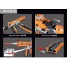 TA GAOLE T2045 2045 non  SÚNG TIỂU LIÊN M4-16 bộ đồ chơi xếp lắp ráp ghép mô hình Gun M4-16 SUBMACHINE GUN 1226 khối